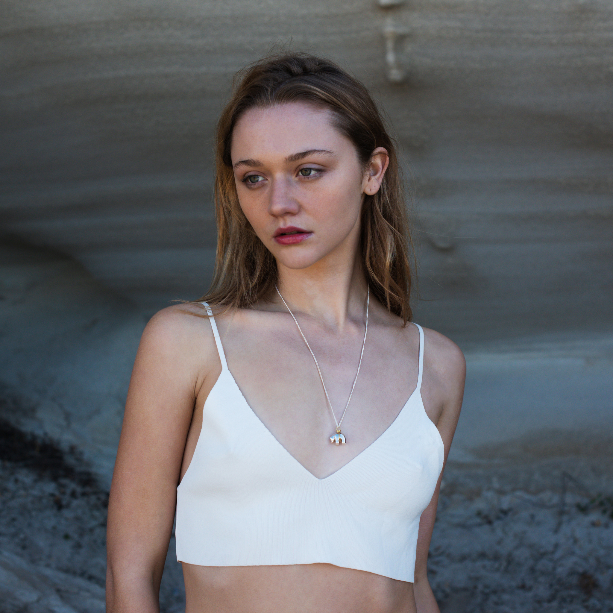 Lucy Bear Necklace | Sterling Silver and Gold Plate