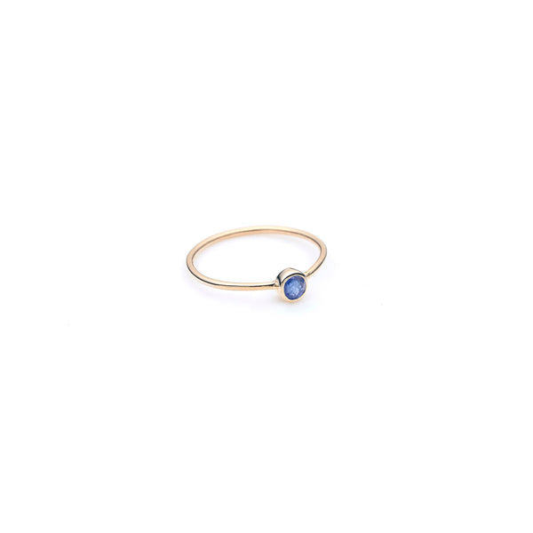 Jupiter's Ring | Blue Sapphire and 9K Gold | Small