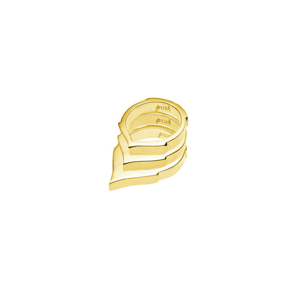 Araw Ring Set | Sterling Silver and Gold Plate
