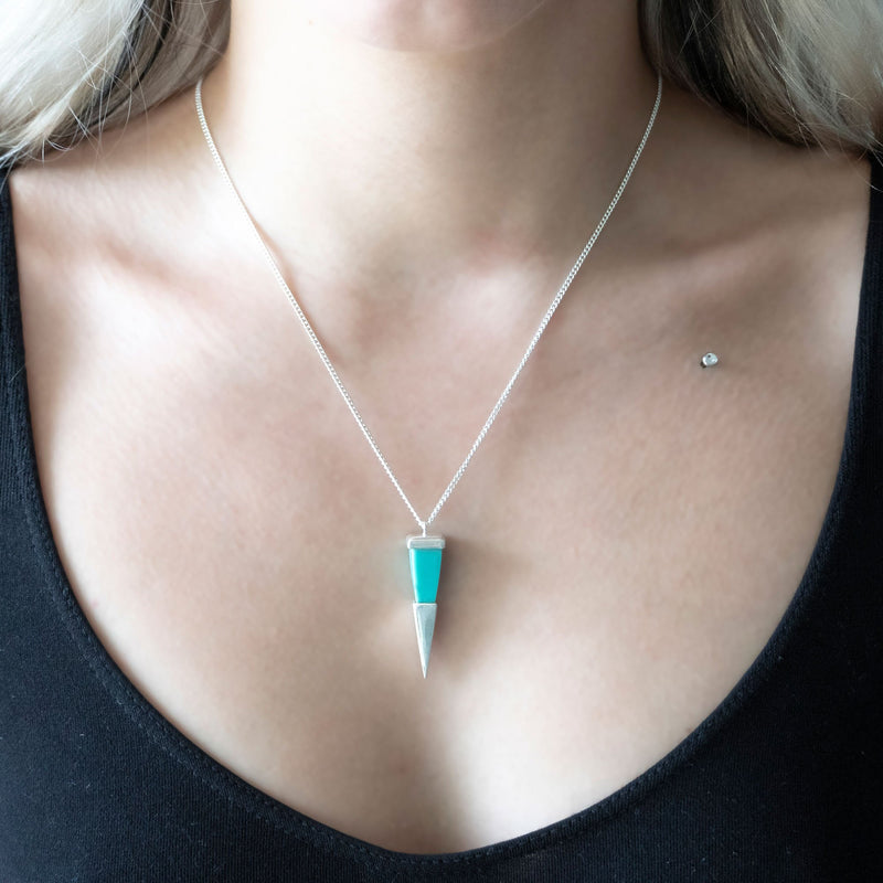 Shard Earring and Pendant Set | Moonstone and Crystal | Valued at $462