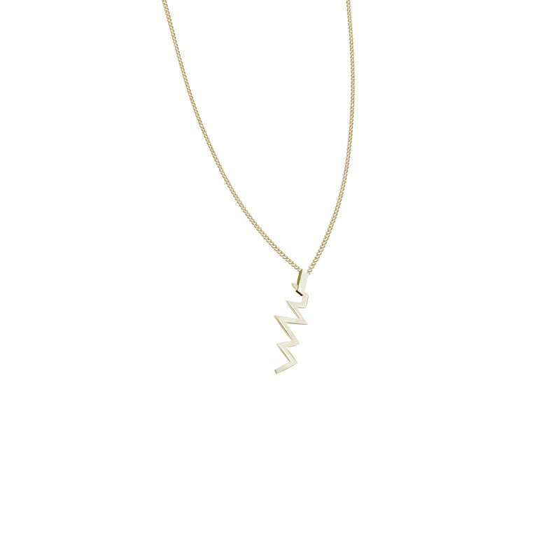 Mini Warrior Pendant | Sterling Silver and Gold Plate