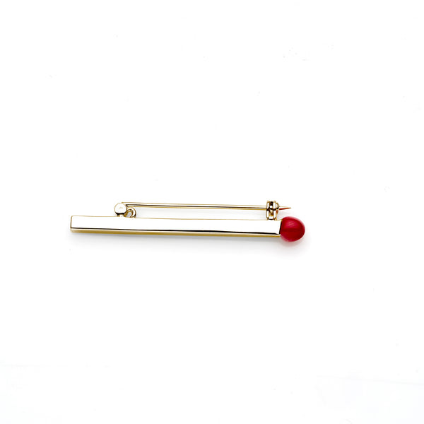 Match Stick Pin | Gold Plate