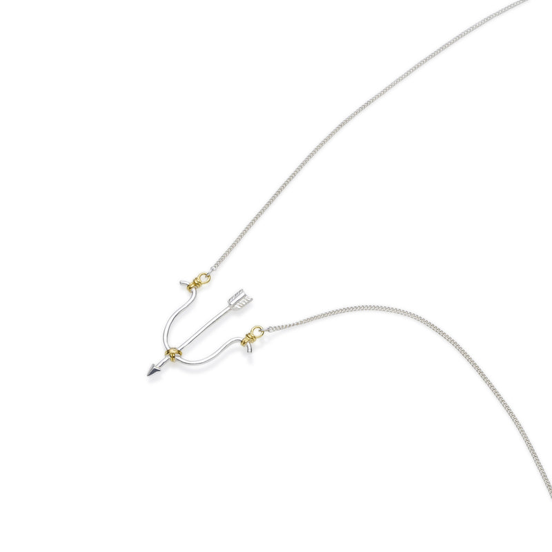 Sagittarius Necklace | Sterling Silver with Gold Plate