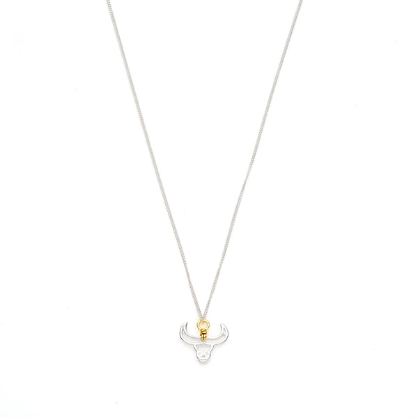 Year Of The Ox Necklace | Sterling Silver with Gold Plate