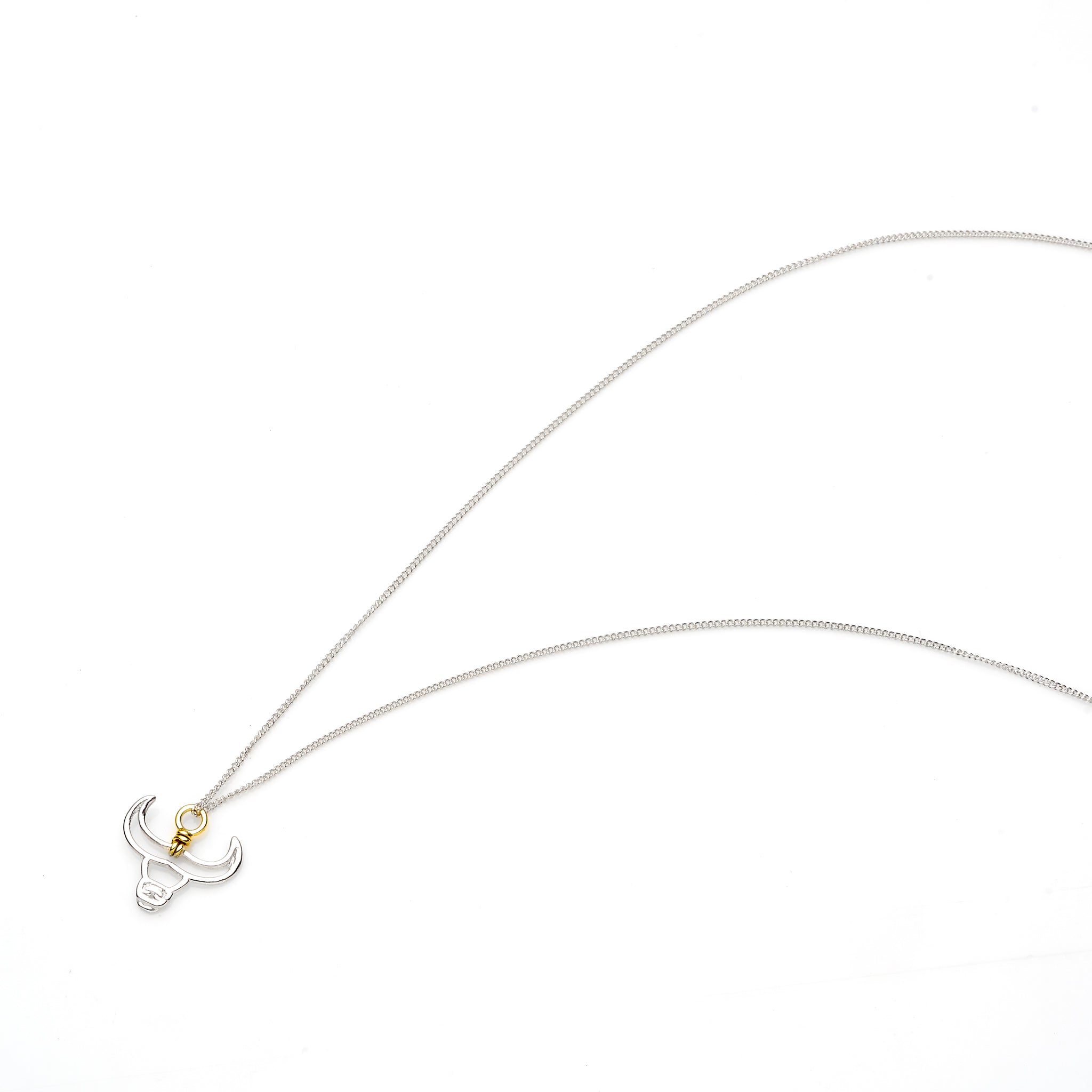 Year Of The Ox Necklace | Sterling Silver with Gold Plate