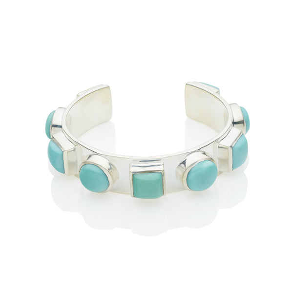 Geronimo Cuff | Turquoise and 925 Sterling Silver