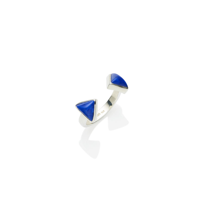 Horizon Ring | Lapis and 925 Sterling Silver