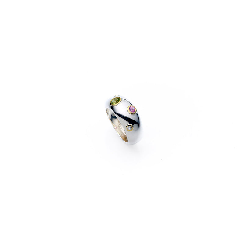 Ka Ring | 925 Sterling Silver with Multi Stones