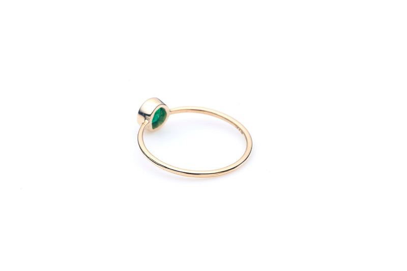 Jupiter's Ring | Emerald and 9K Gold