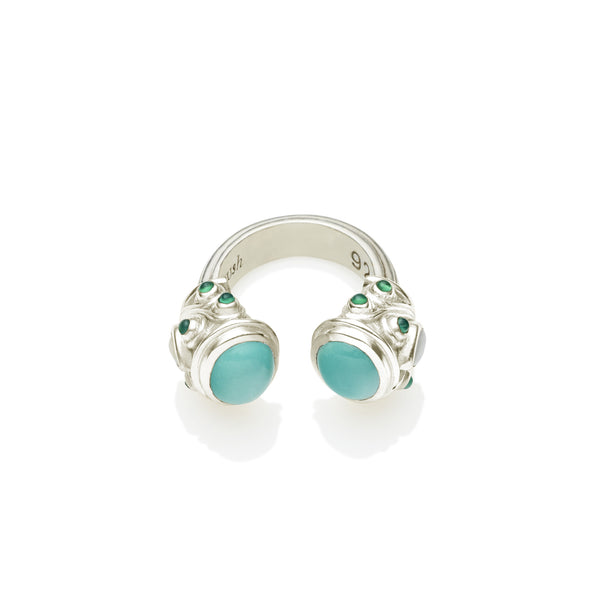 Shahaka Ring | Sleeping Beauty Turquoise and Sterling Silver