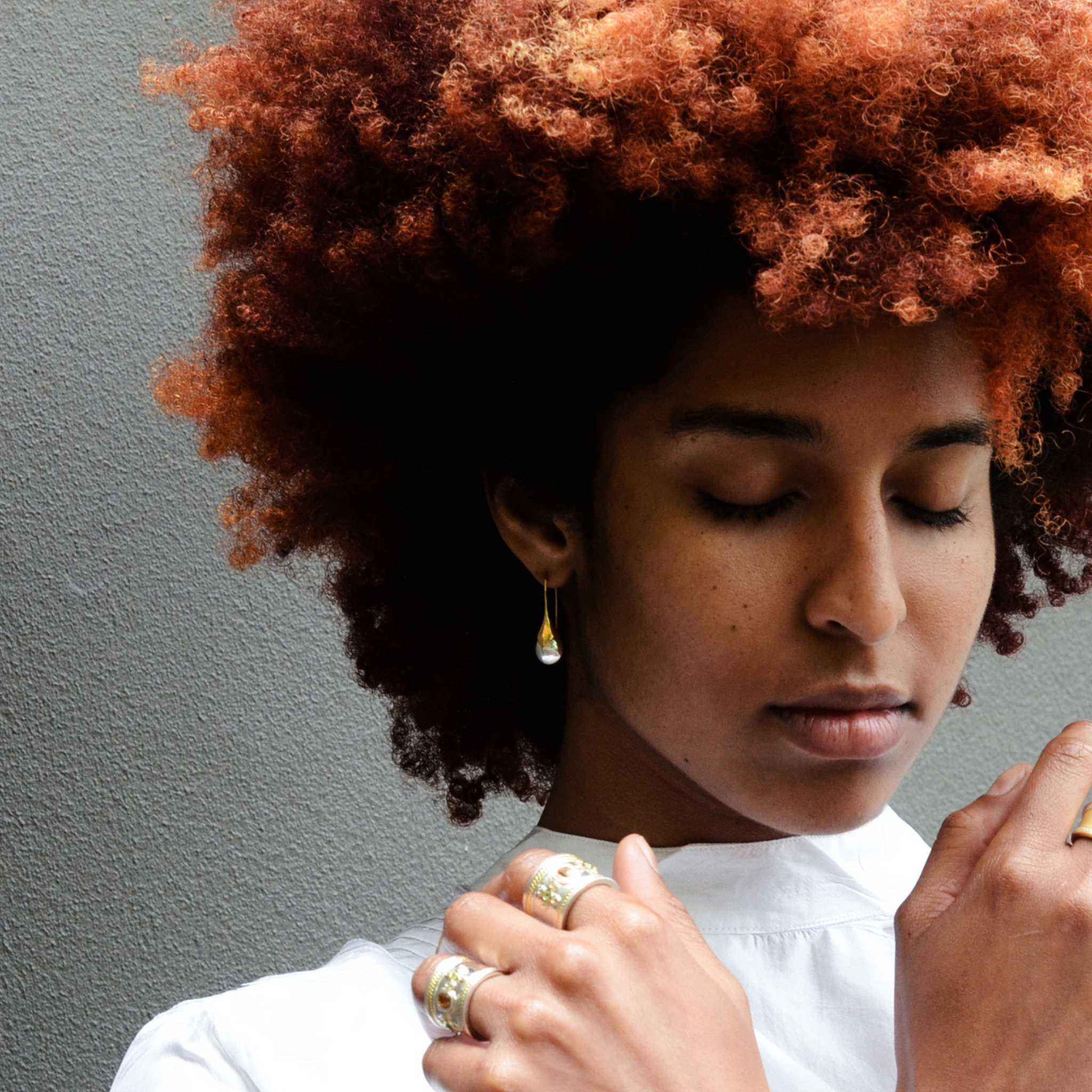 Mini Masai Earrings | Sterling Silver