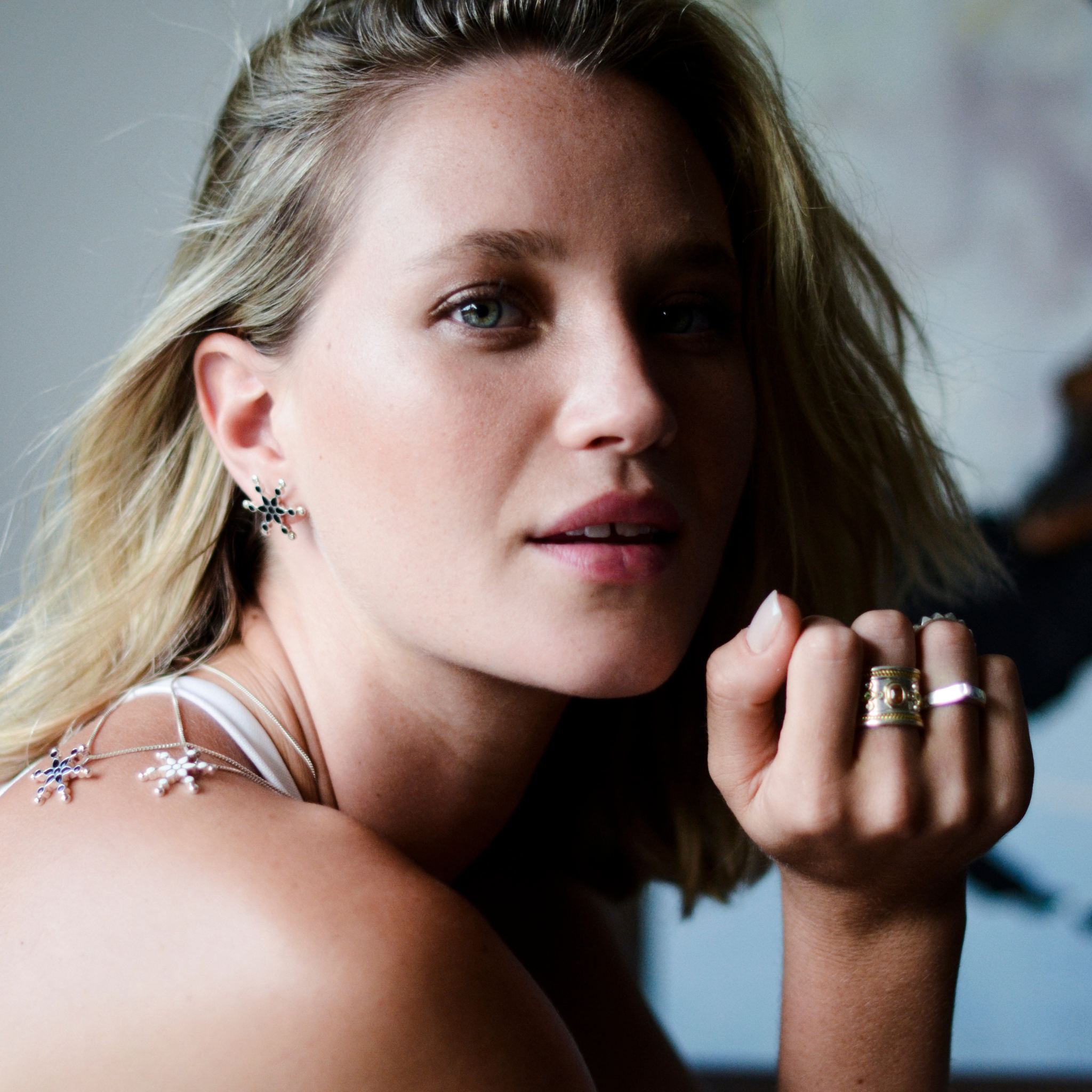 Cleopatra Ring | Assorted Stones, Sterling Silver and Gold Plate