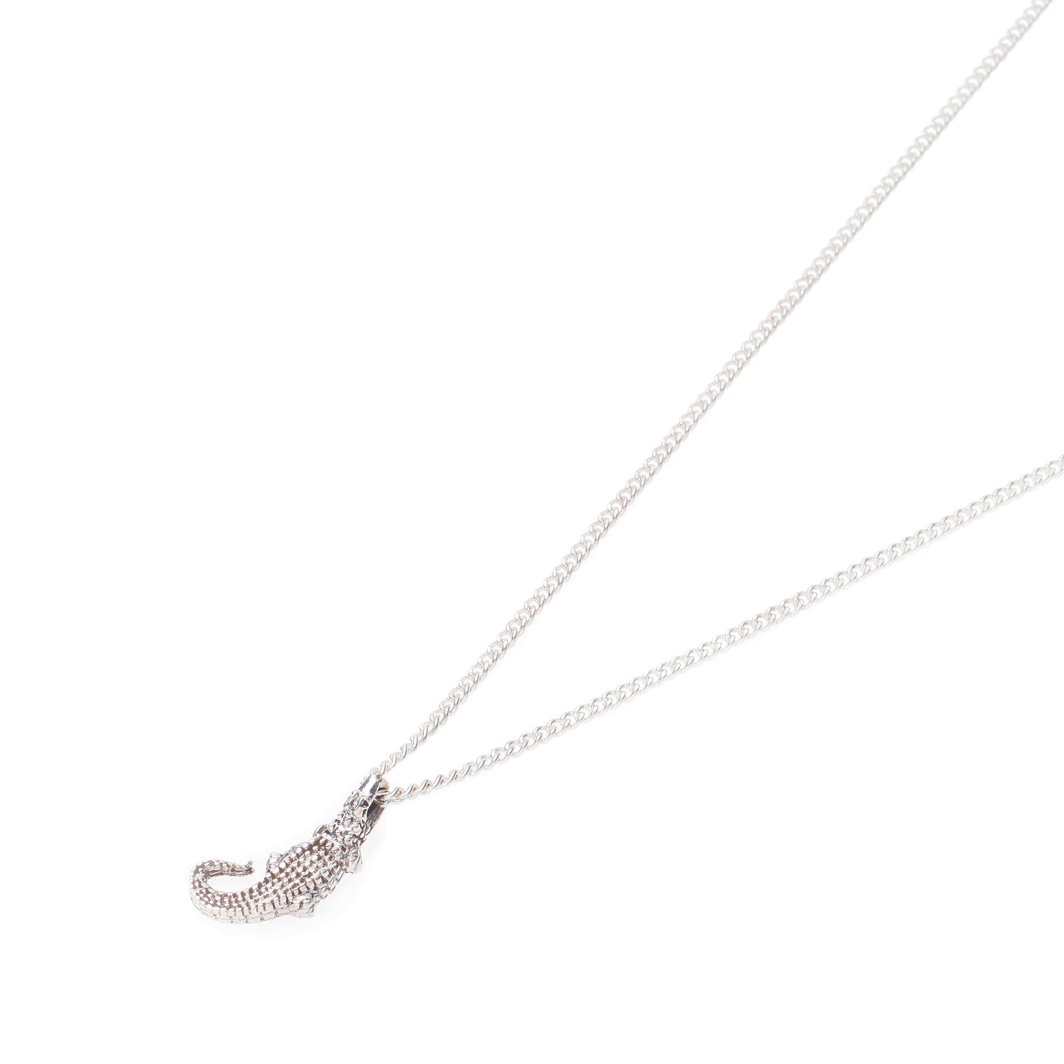 Crocodile Mini Necklace | 925 Sterling Silver