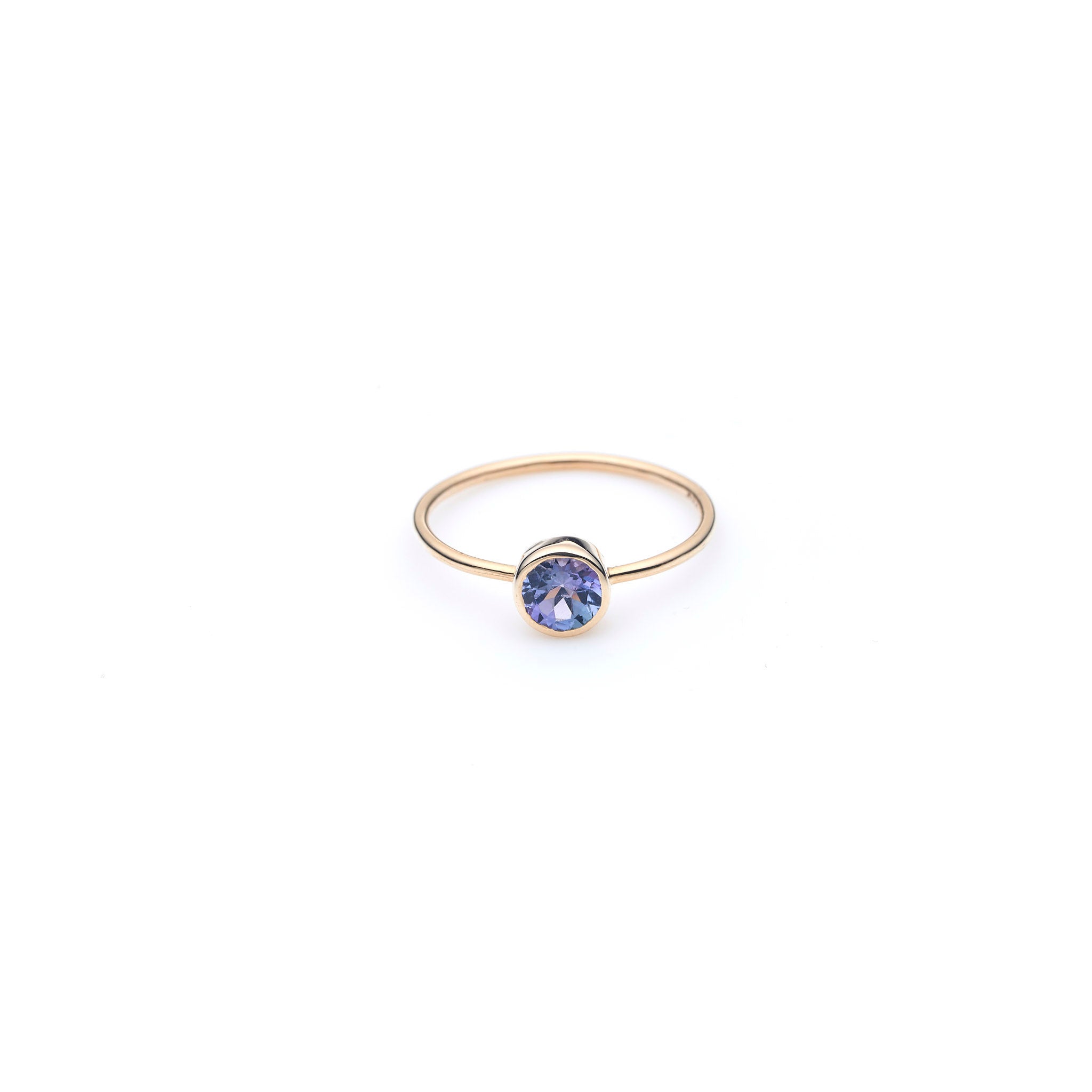 Jupiter's Ring | Ash Blue Sapphire and 9K Gold