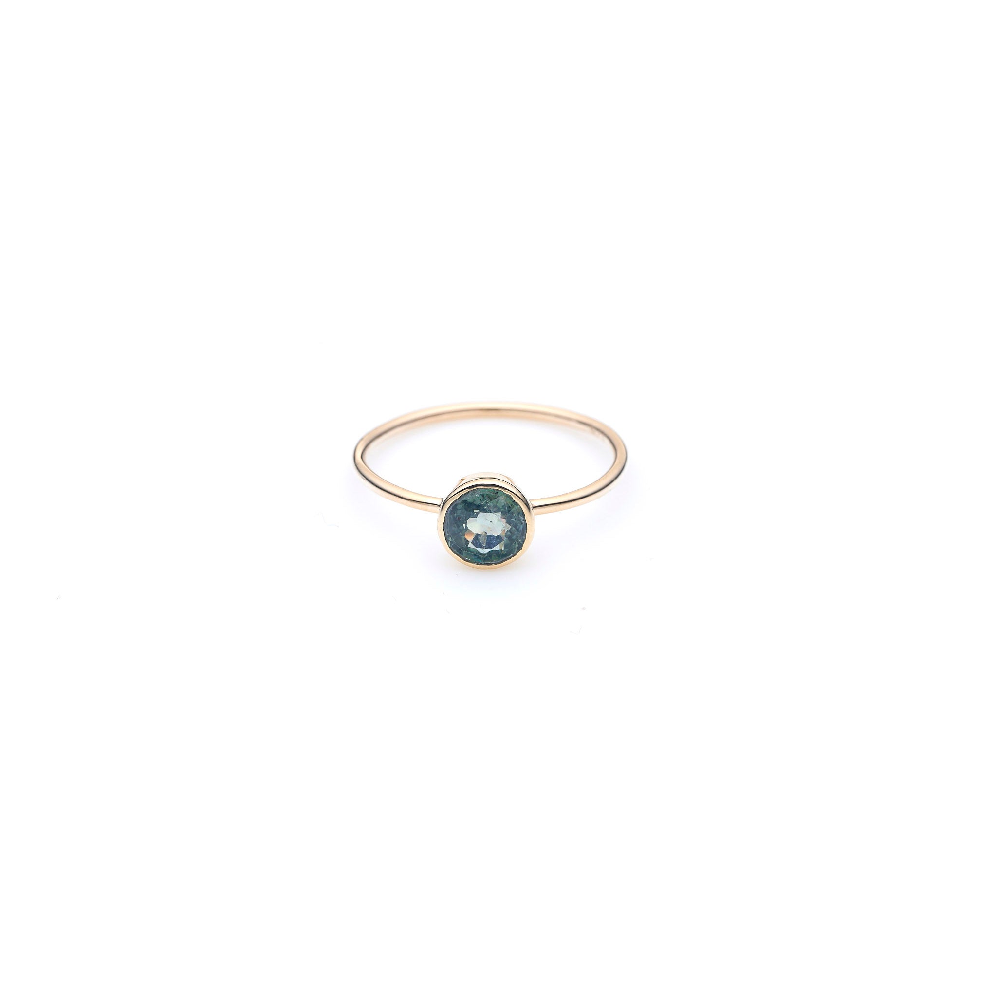 Jupiter's Ring | Green Sapphire and 9K Gold