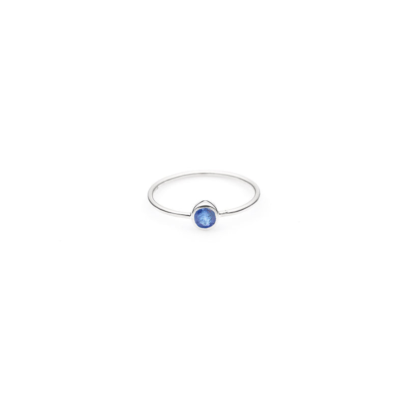 Jupiter's Ring | Blue Sapphire and Sterling Silver
