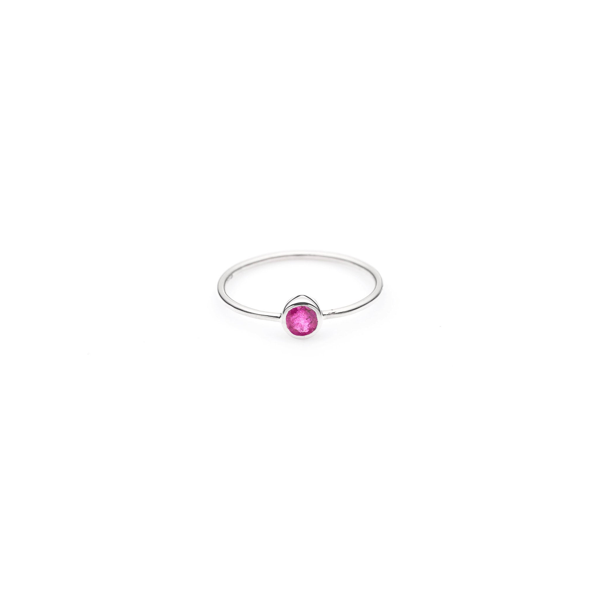 Jupiter's Ring | Ruby and Sterling Silver | Small