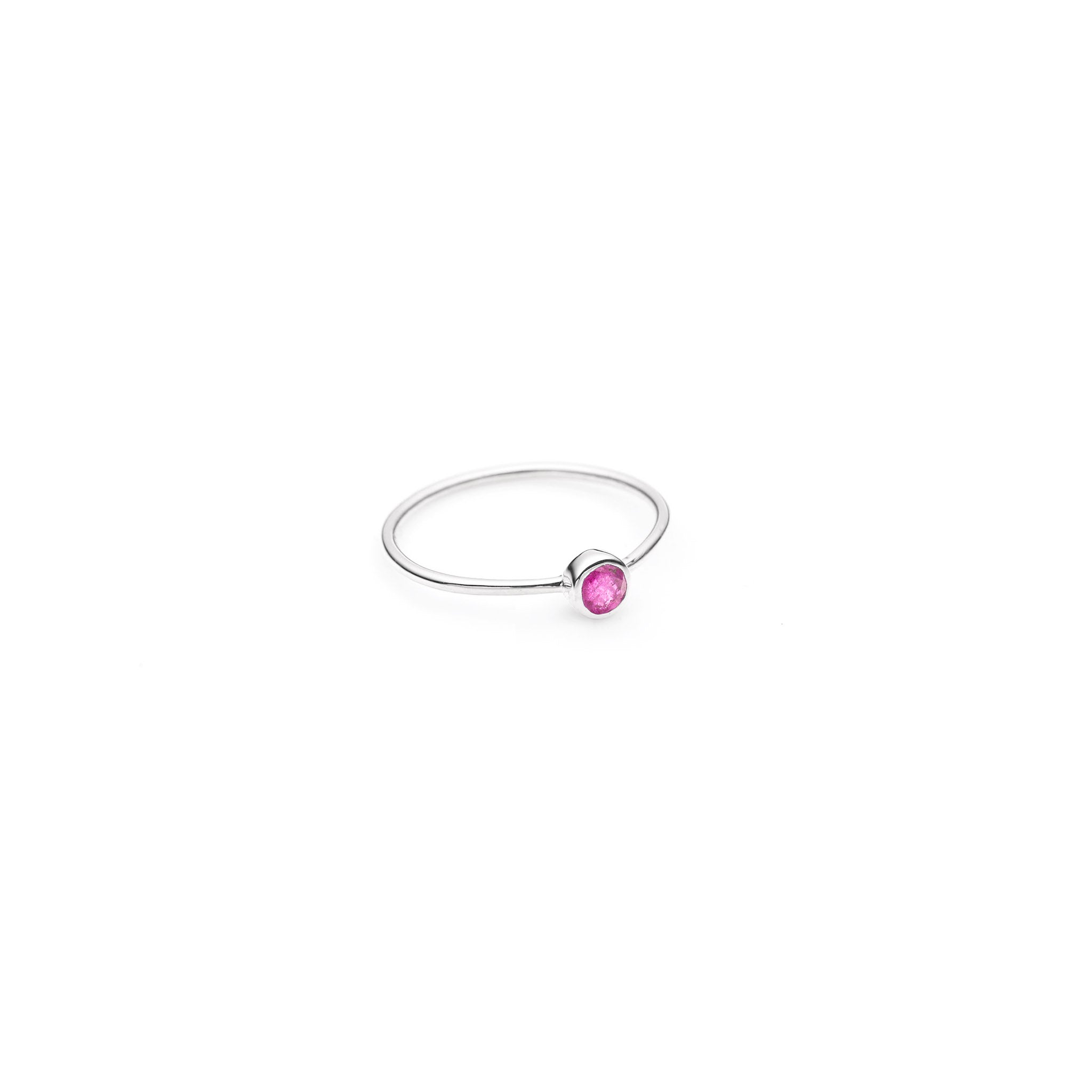 Jupiter's Ring | Ruby and Sterling Silver | Small