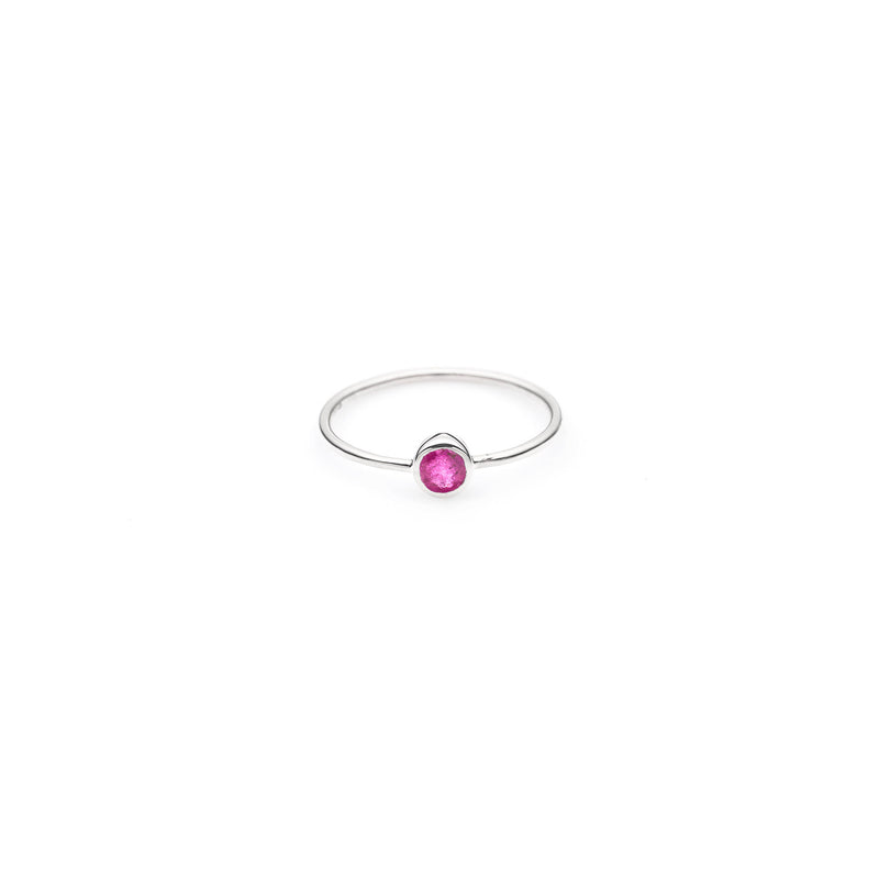 Jupiter's Ring | Ruby and Sterling Silver