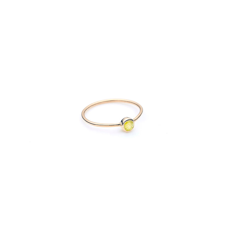 Jupiter's Ring | Yellow Sapphire and 9K Gold
