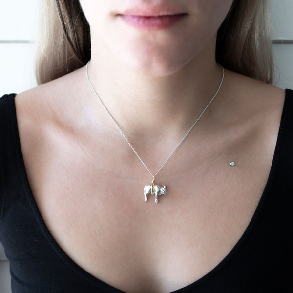 Taurus Necklace | Sterling Silver with Gold Plate