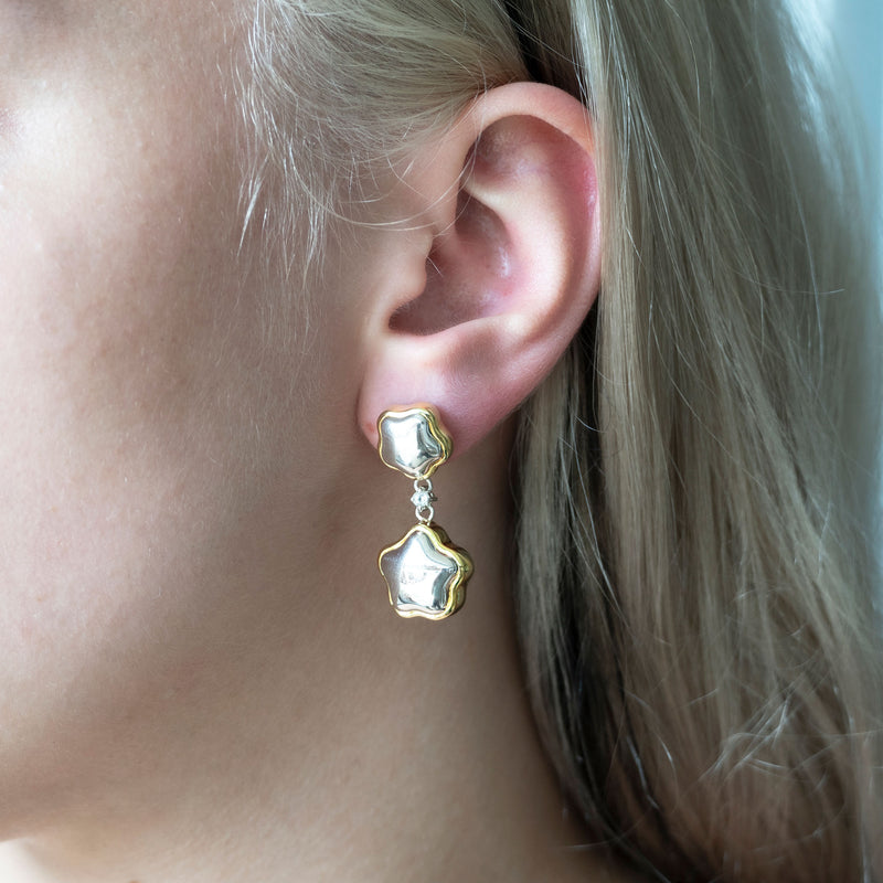 Seba Earring | 925 Sterling Silver and Gold Plate