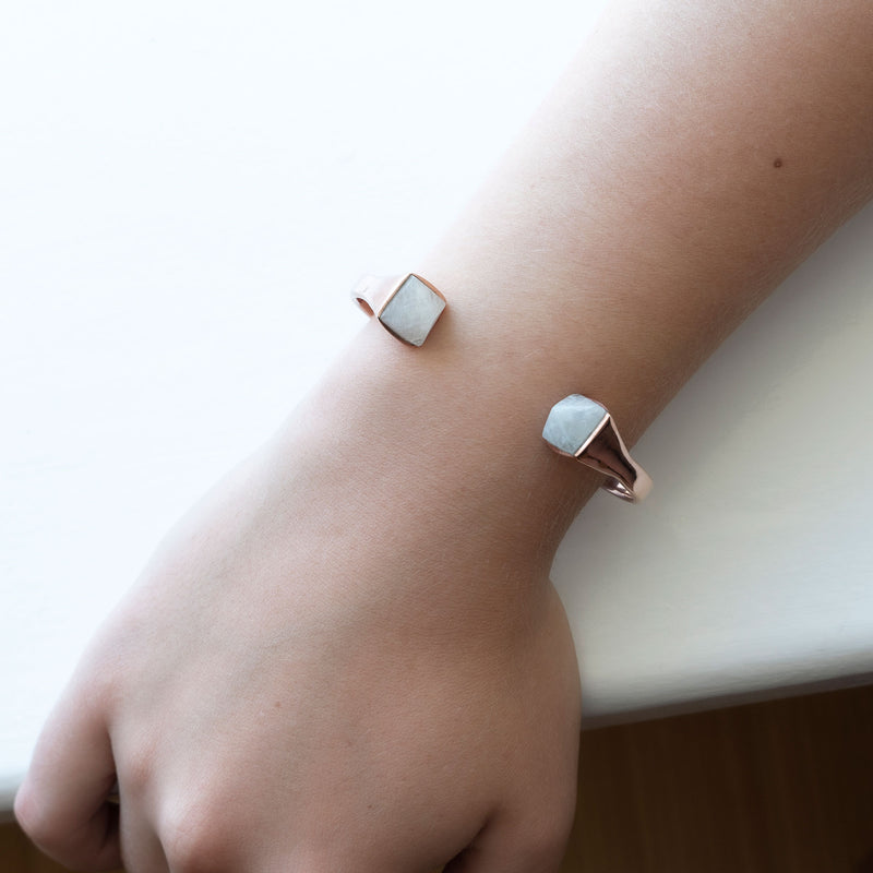 Twin Spirit Cuff | Lapis Lazuli and Sterling Silver