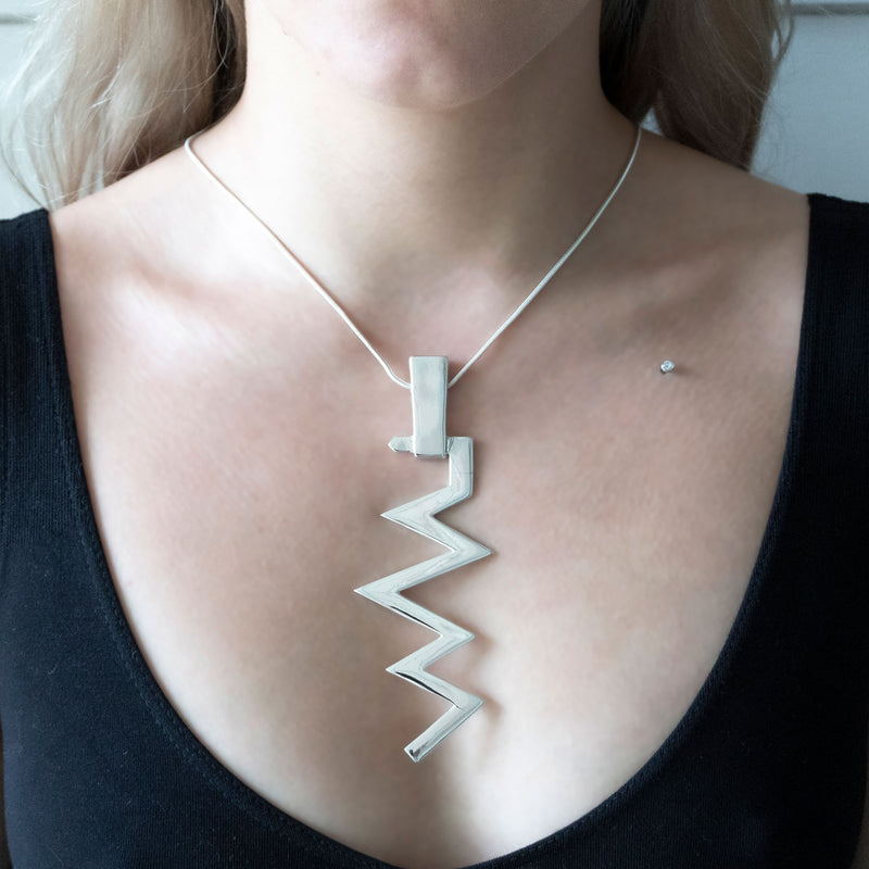 Warrior Necklace | Sterling Silver