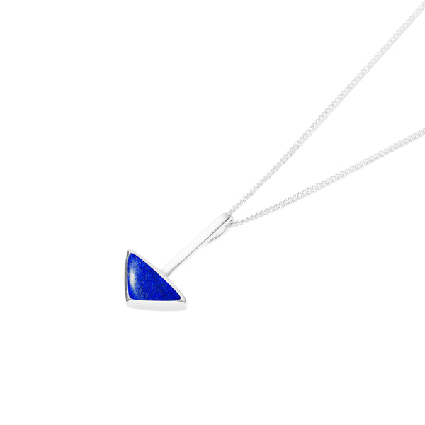 En Tribe Necklace | Lapis Lazuli with Sterling Silver