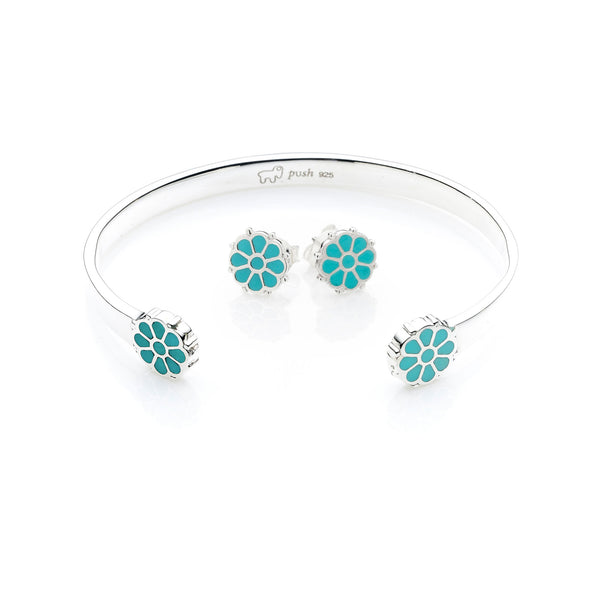 Flower Set | Turquoise | Valued at $339