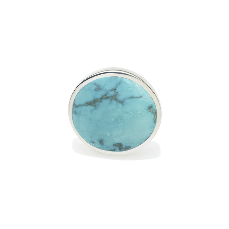 Full Moon Ring | Turquoise and 925 Sterling Silver