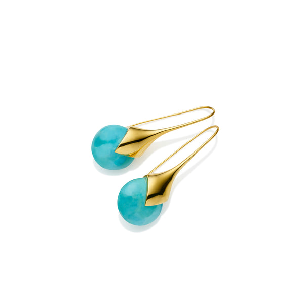 Masai Earrings | Gold Plate | select stones
