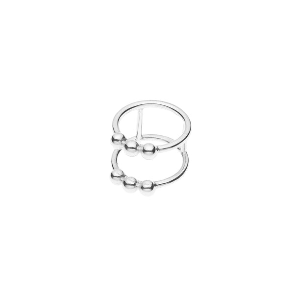 Mema Shield Ring | Sterling Silver