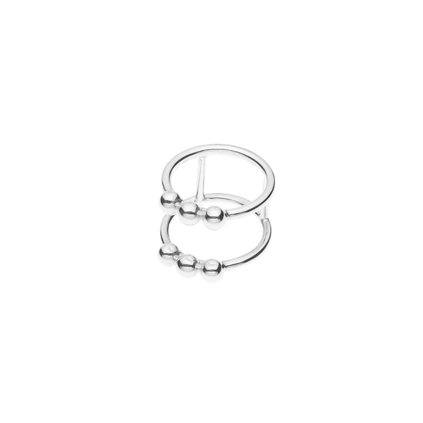 Mema Shield Ring | Sterling Silver