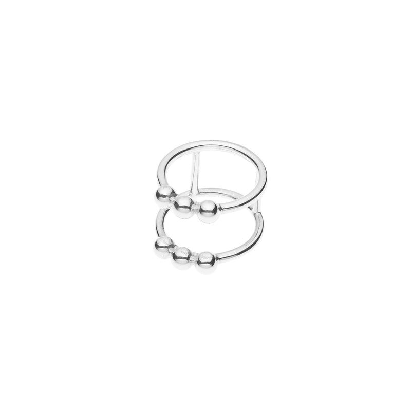 Mema Shield Ring | Sterling Silver