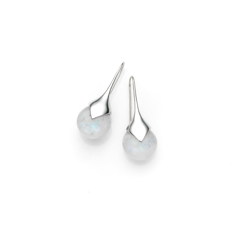 Medium Masai Earrings | Sterling Silver | select stones