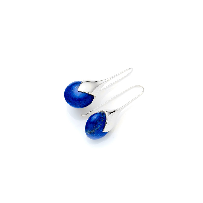 Medium Masai Earrings | Sterling Silver | select stones