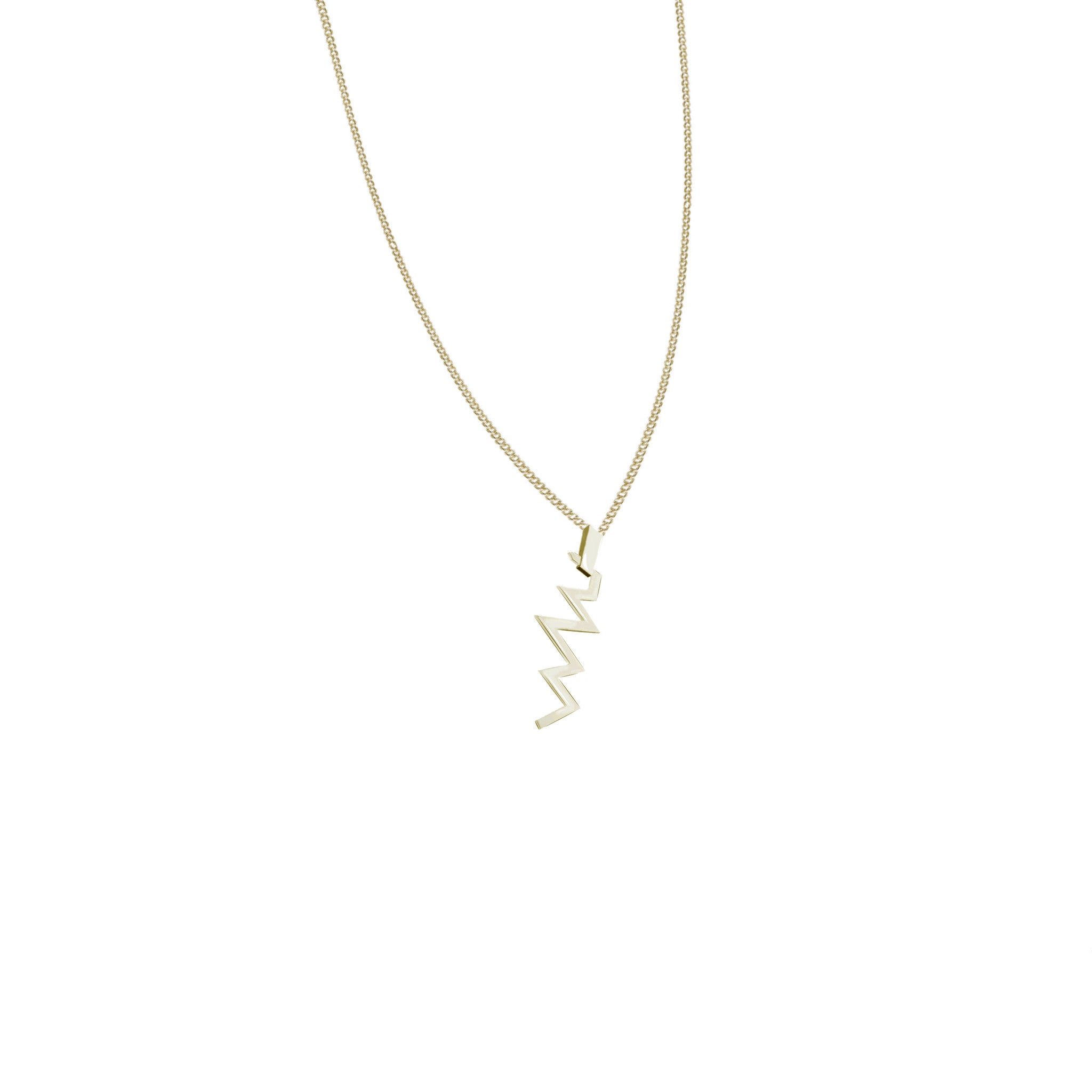 Mini Warrior Pendant | Sterling Silver and Gold Plate
