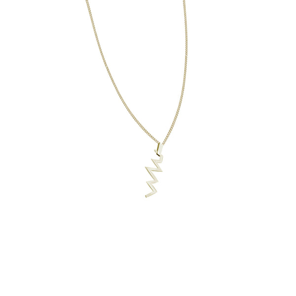 Mini Warrior Pendant | Sterling Silver and Gold Plate