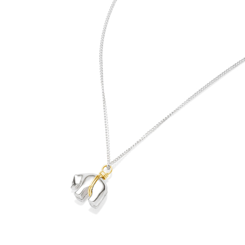 Lucy Bear Necklace | Sterling Silver and Gold Plate