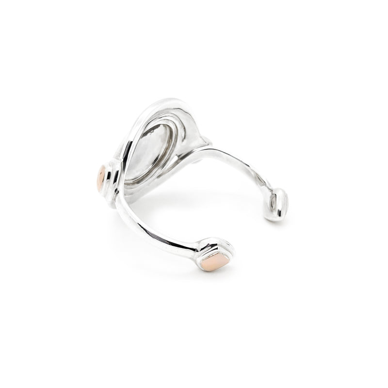 Snake Cuff | 925 Sterling Silver Rose Gold Plate