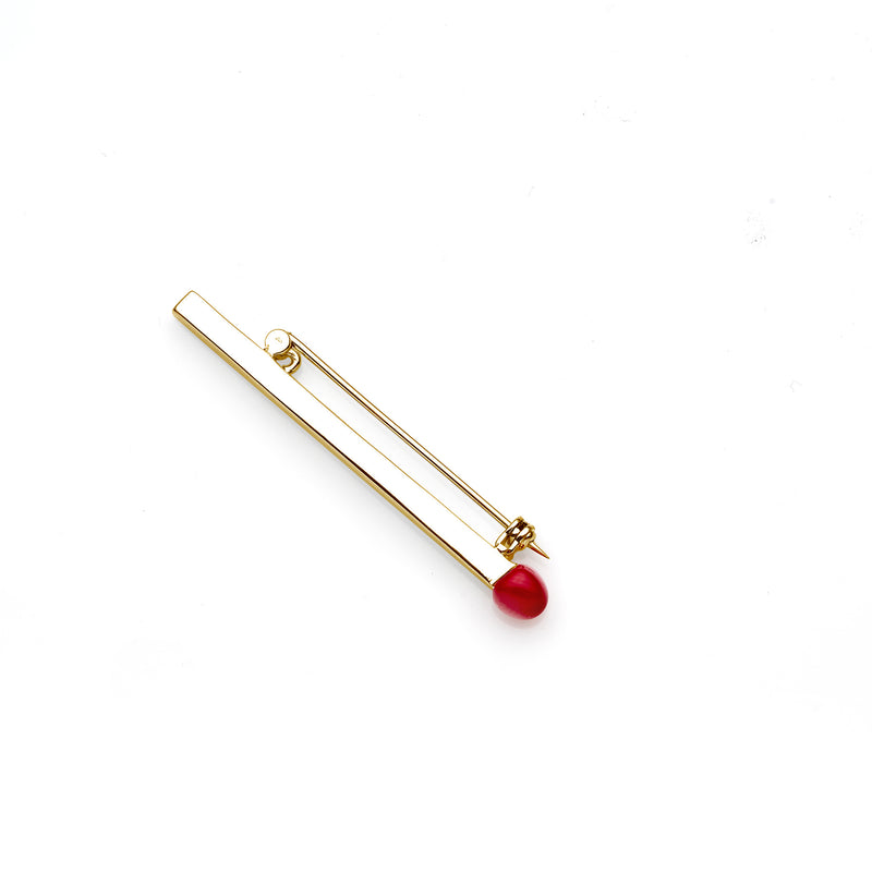 Match Stick Pin | Gold Plate