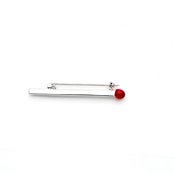 Match Stick Pin | Sterling Silver