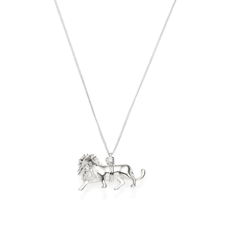 Lion Necklace | Sterling Silver