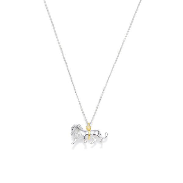 Leo Necklace | Sterling Silver with Gold Plate