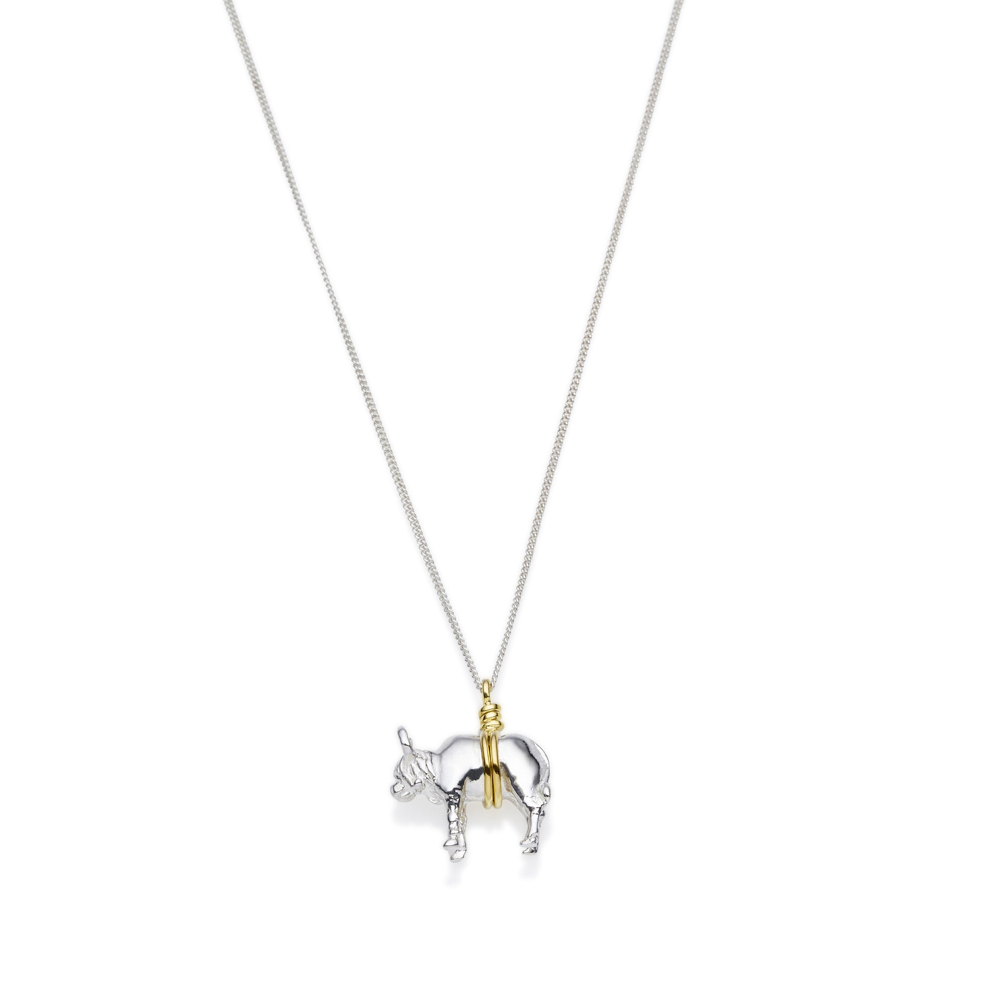 Taurus Necklace | Sterling Silver with Gold Plate