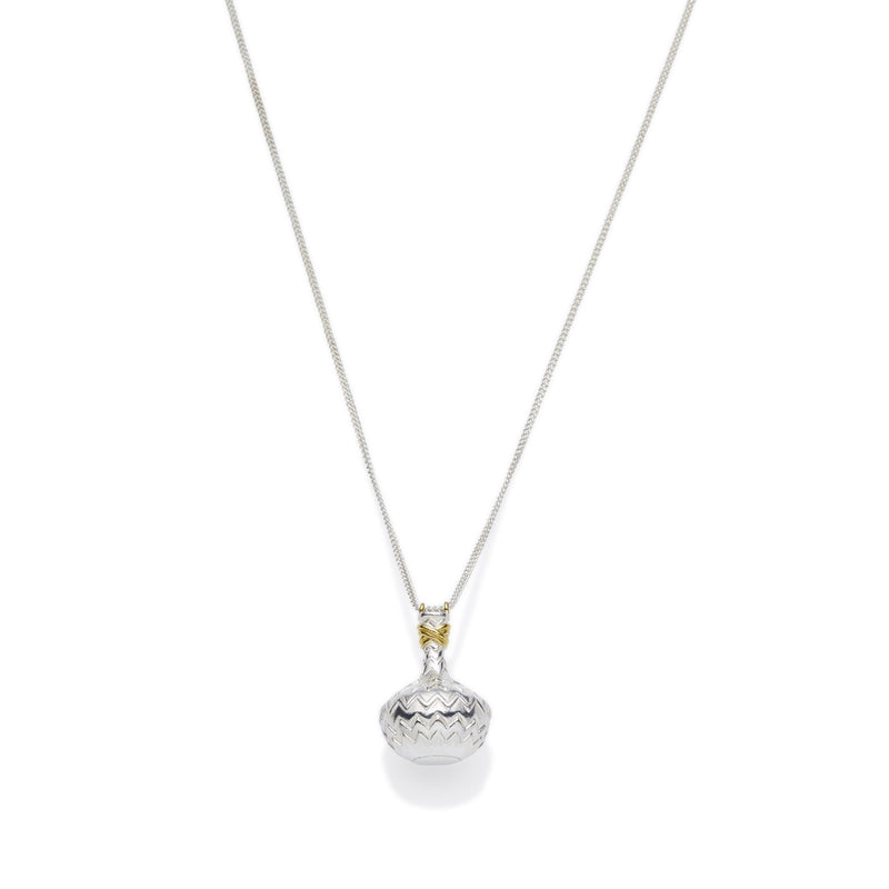 Aquarius Necklace | Sterling Silver with Gold Plate