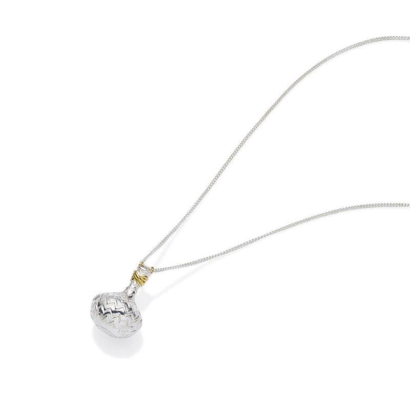 Aquarius Necklace | Sterling Silver with Gold Plate