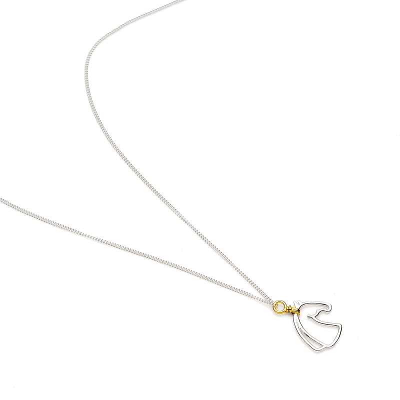 Year Of The Horse Necklace | Sterling Silver with Gold Plate