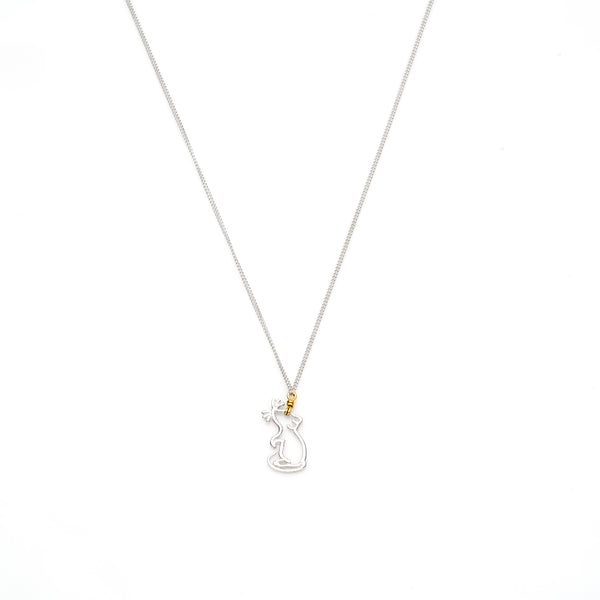 Year Of The Rat Necklace | Sterling Silver with Gold Plate